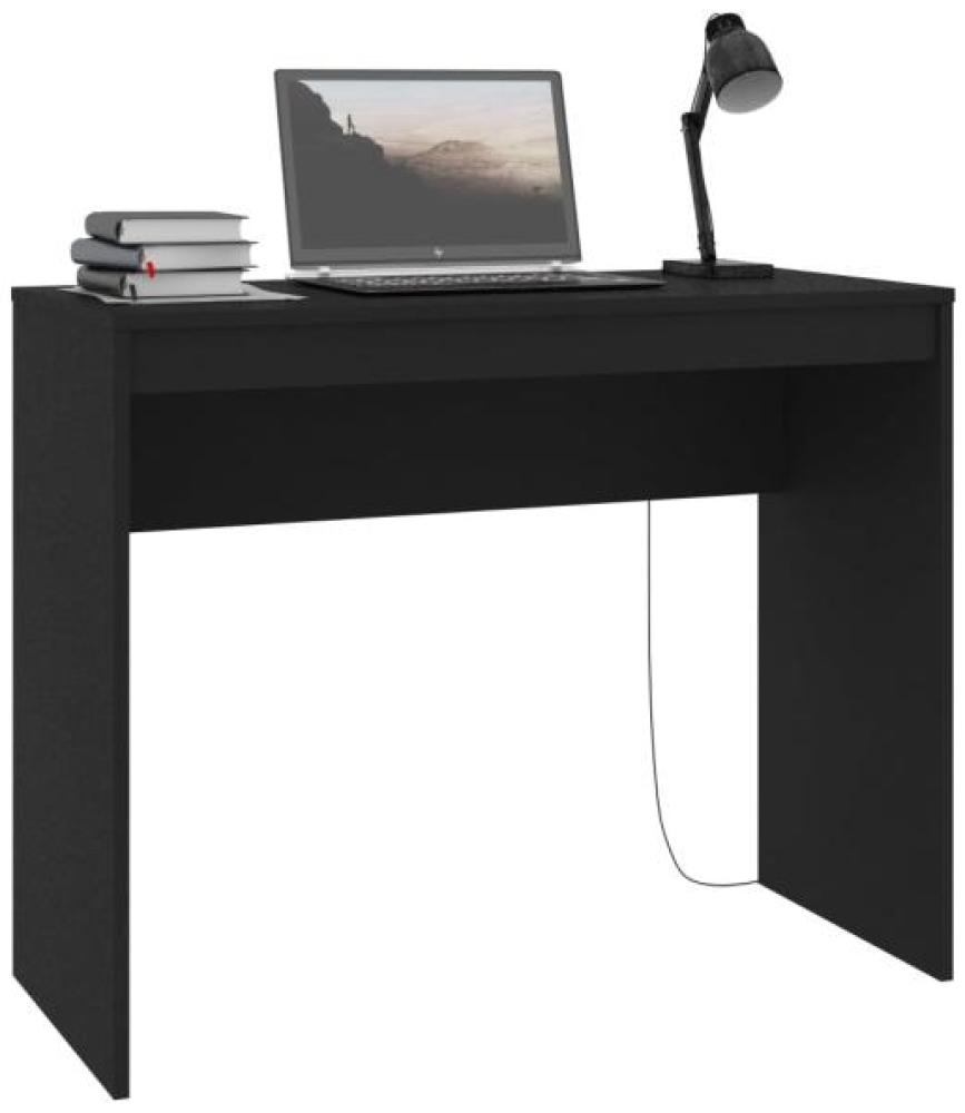 vidaXL Schreibtisch, Spanplatte, schwarz, 90×40×72 cm Bild 1