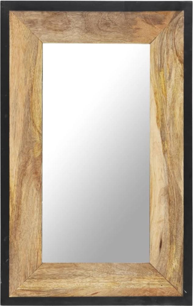 Spiegel 80x50 cm Mango Massivholz Bild 1
