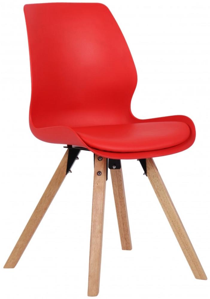 Stuhl Luna Kunststoff (Farbe: rot) Bild 1