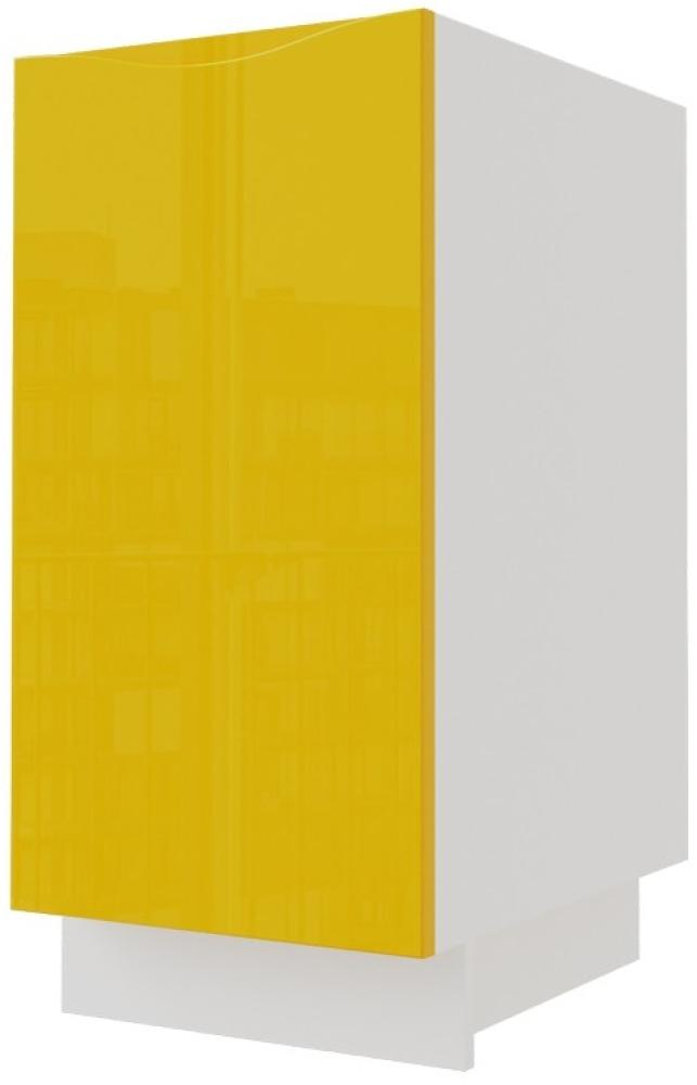 Küchenunterschrank 40x82cm mit Auszug grifflos lackiert Farbe wählbar (NA-D1D/40/cargo) Bild 1