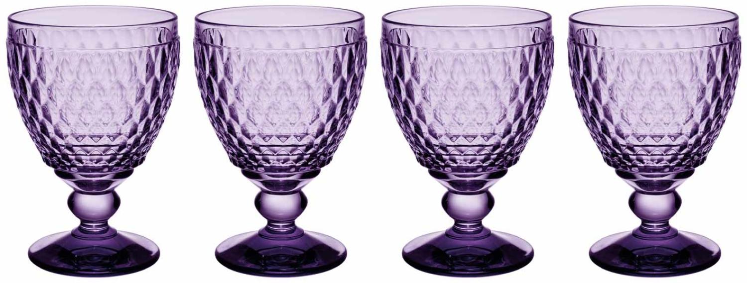 Villeroy & Boch Boston Coloured Rotweinglas 310 ml Lavender 4er Set - A Bild 1