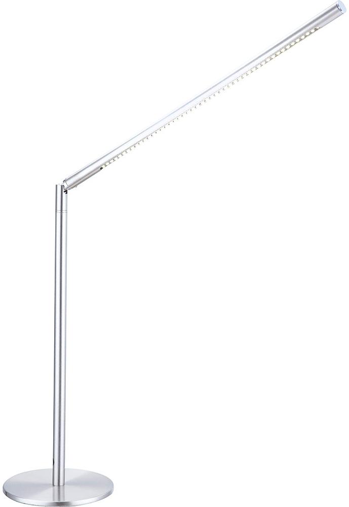 LED Tischlampe, Metall, Acryl, nickel-matt, flexibel, L 50cm Bild 1