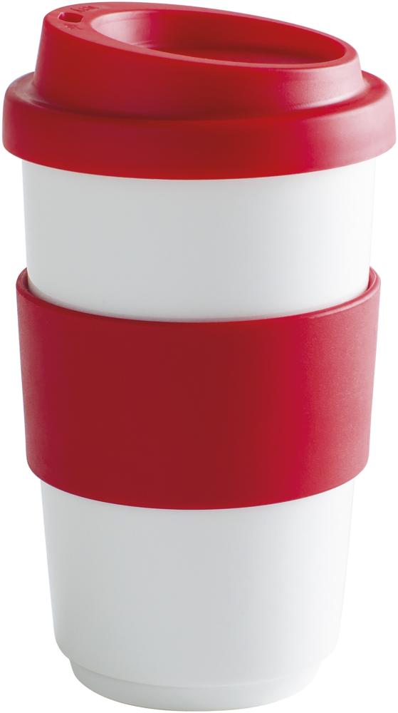 KAHLA fillit To Go Becher 0,40 l Banderole cherry red Bild 1