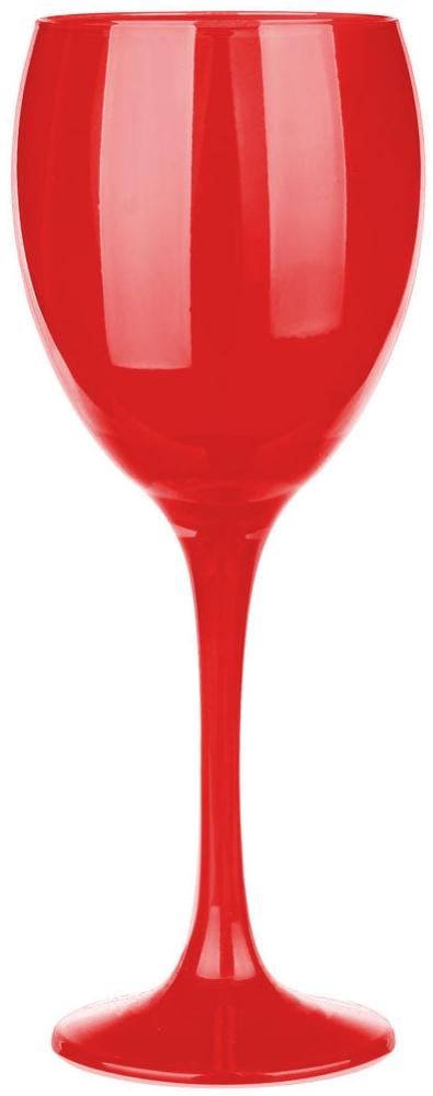Weingläser Set 300ml im 6er-Pack Rot Rainbow Color Handgemaltes Weinglas Bild 1