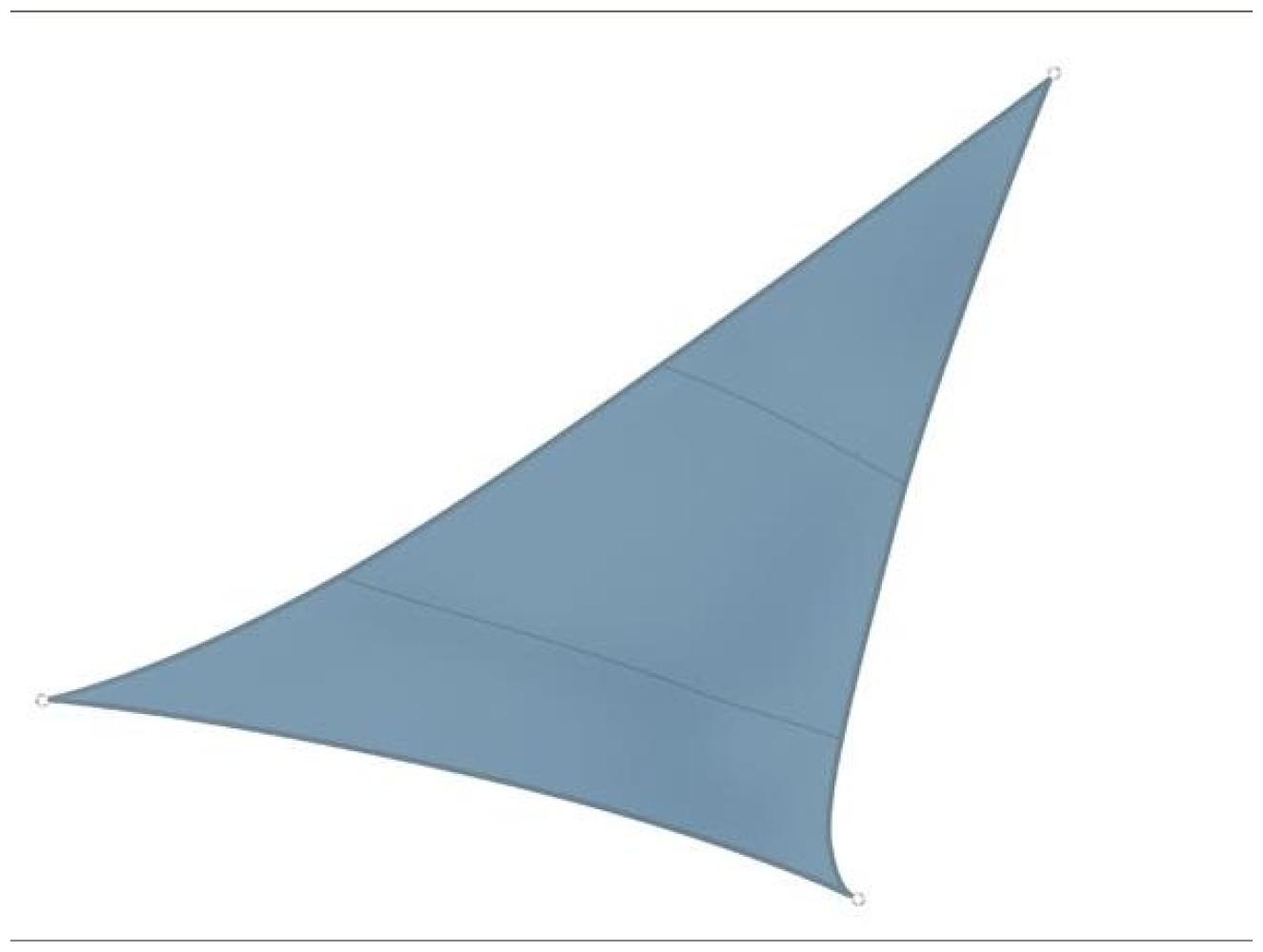 Sonnensegel Dreieck Blaugrau 3,6m - Sonnenschutzsegel für Balkon Terrassensegel Bild 1
