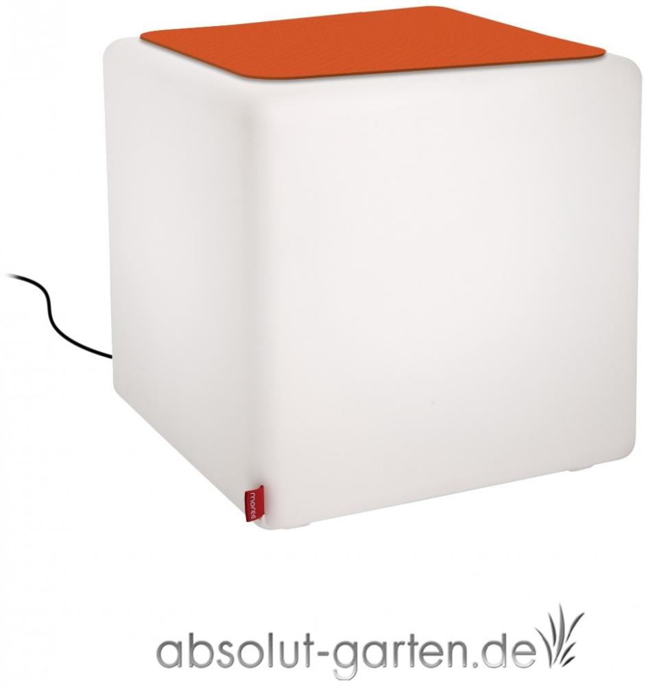 Beistelltisch Cube Outdoor (Sitzkissen - orange) Bild 1