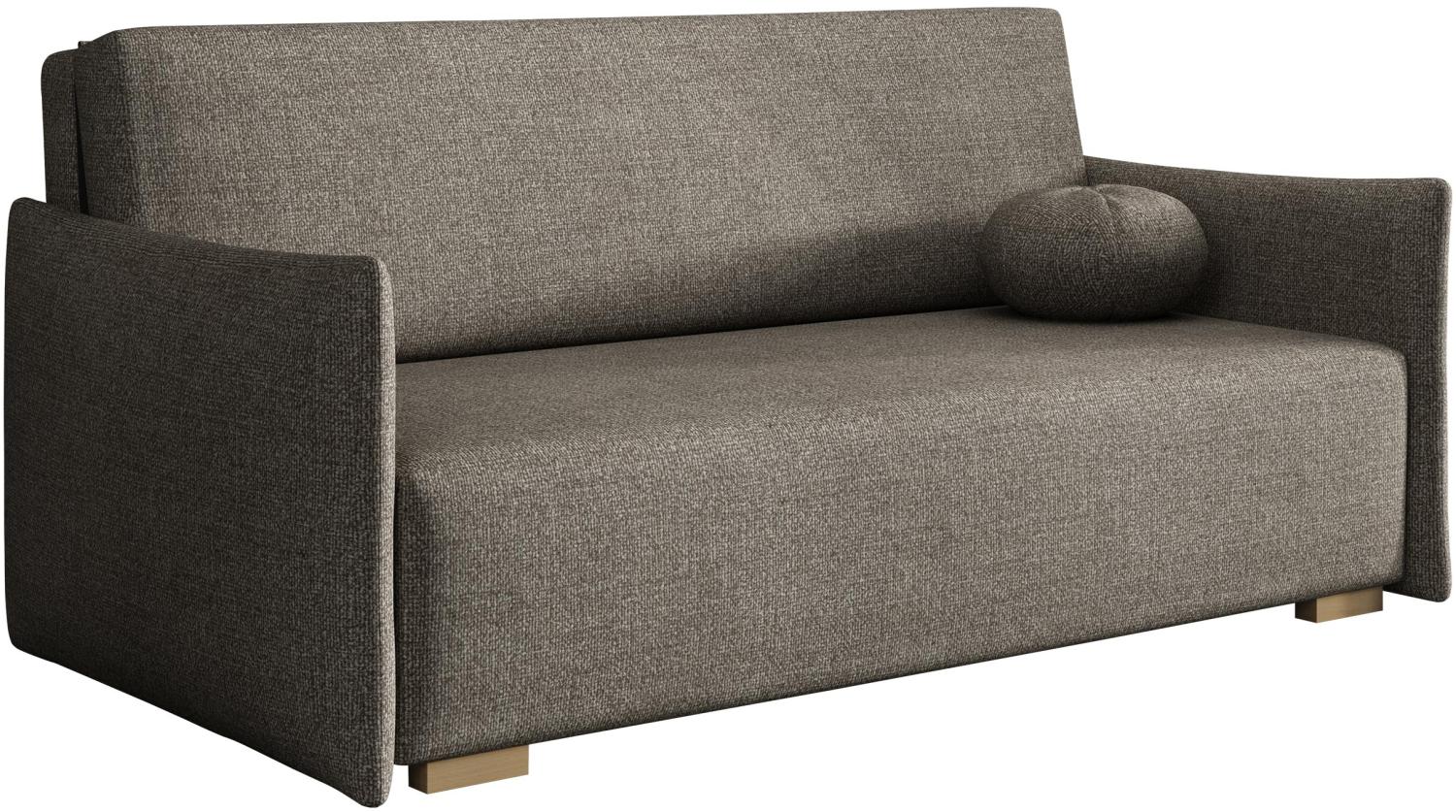 Sofa Viva Glov IV mit Schlaffunktion, 3 Sitzer Schlafsofa mit Bettkasten (Farbe: Soul 04) Bild 1