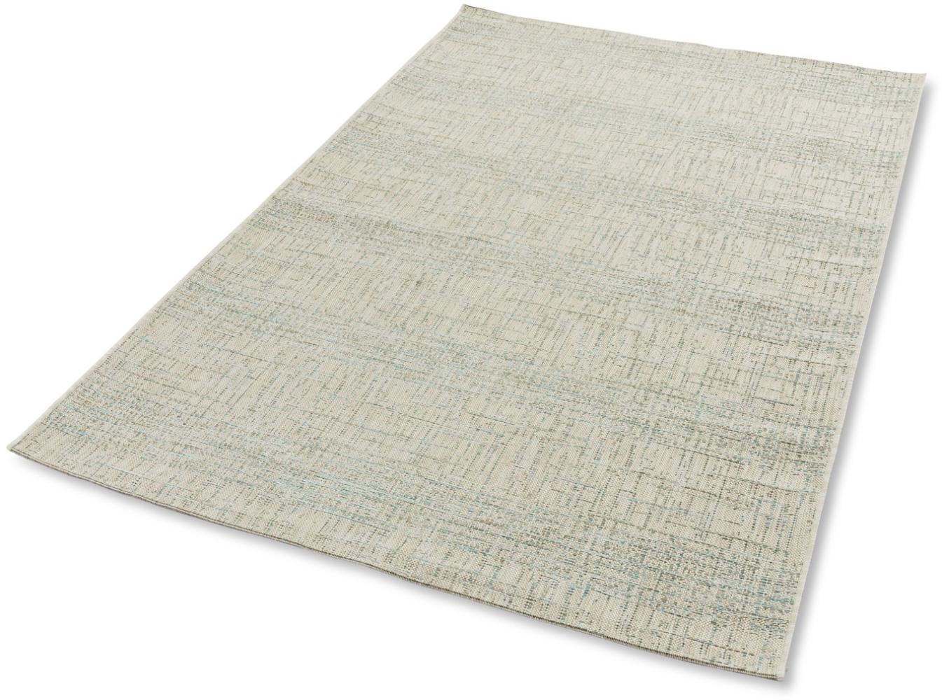 Teppich in aqua aus 100% Polypropylen - 170x120x1cm (LxBxH) Bild 1