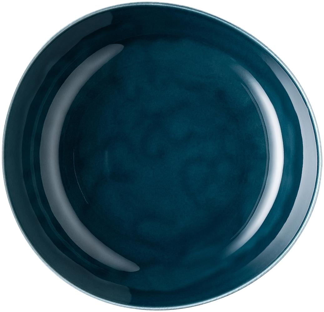 Teller tief 25 cm Junto Ocean Blue Rosenthal Suppenteller - Mikrowelle geeignet, Spülmaschinenfest Bild 1