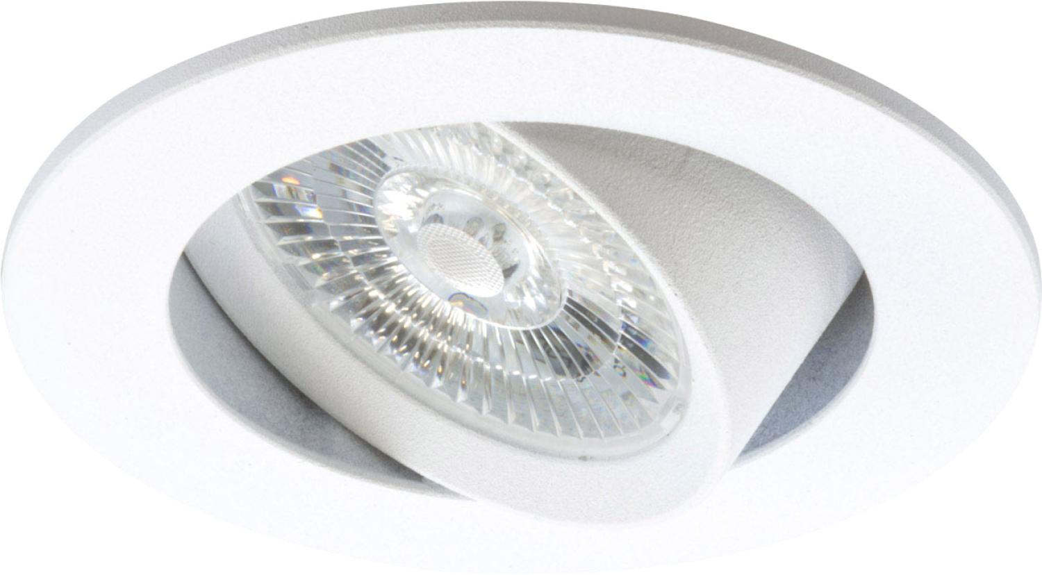 ISOLED LED Einbauleuchte Slim68 weiß, rund, 9W, neutralweiß, dimmbar Bild 1