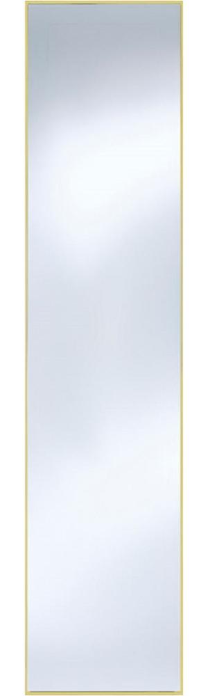 Casa Padrino Wandspiegel mit mattgoldem Aluminiumrahmen 40 x H. 175 cm - Luxus Spiegel Bild 1