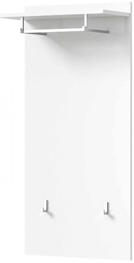 Garderobenpaneel Prego in weiß 55 x 114 cm Bild 1