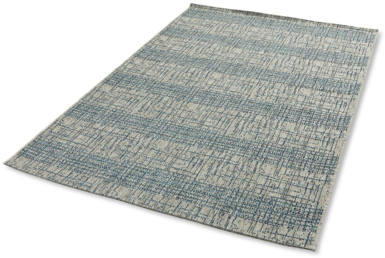 Teppich in Blau aus 100% Polypropylen - 170x120x1cm (LxBxH) Bild 1