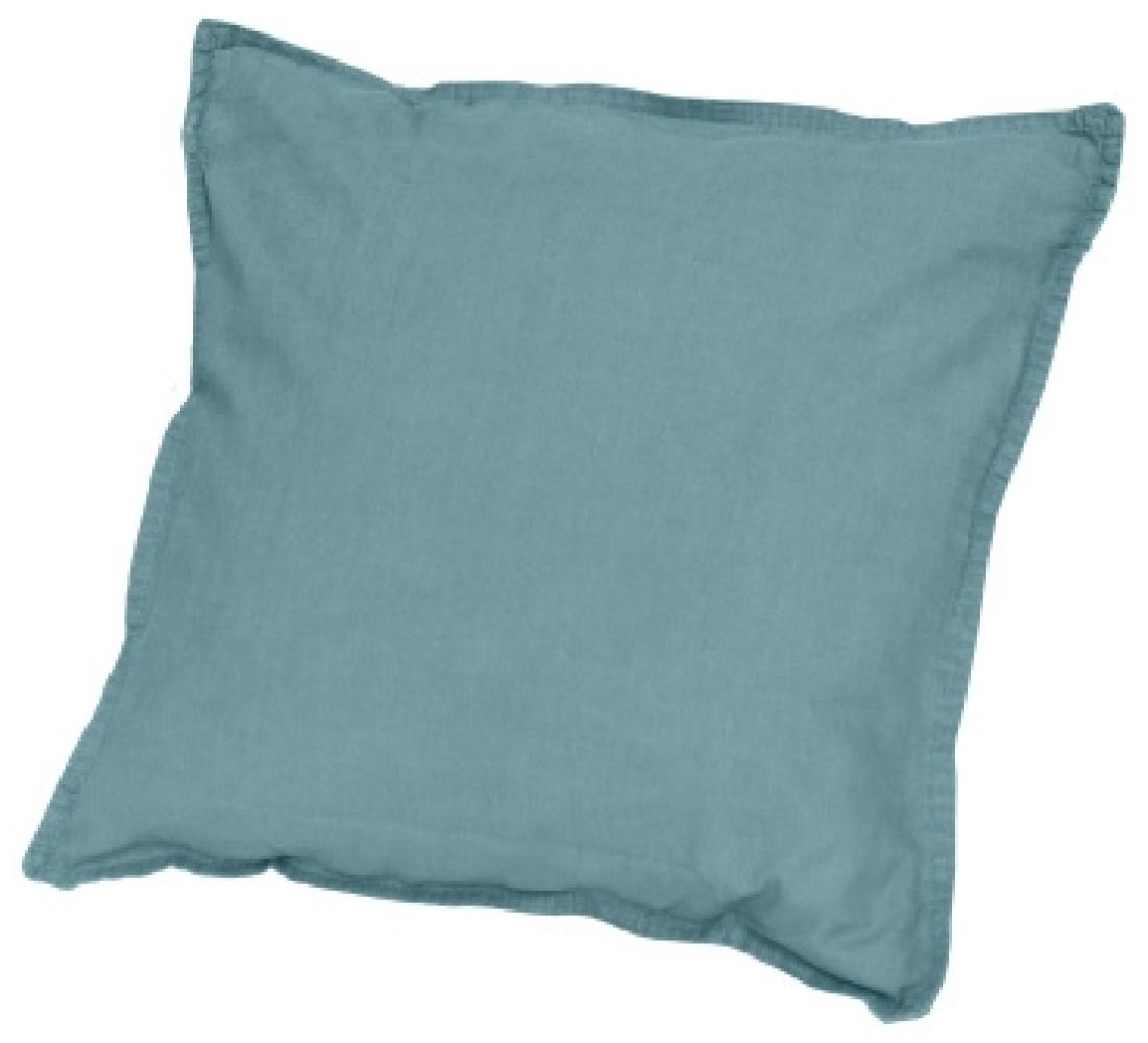 Traumhaft gut schlafen Stone-Washed-Bettwäsche aus 100% Baumwolle, in versch. Farben und Größen : 40 x 40 cm : Jade Bild 1