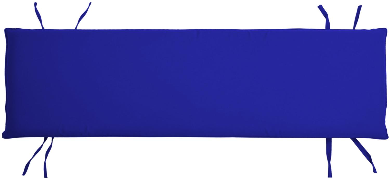 Bankauflage 120cm x 40cm für Gartenbank Ferrara TB-1063 Blau Bild 1