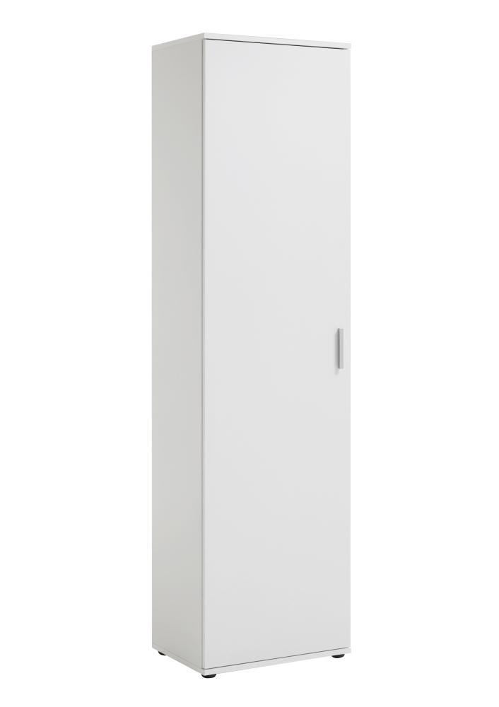 FMD Möbel - INCA 1 - Mehrzweck-Schuhschrank - melaminharzbeschichtete Spanplatte - weiß - 50 x 184 x 34,5cm Bild 1