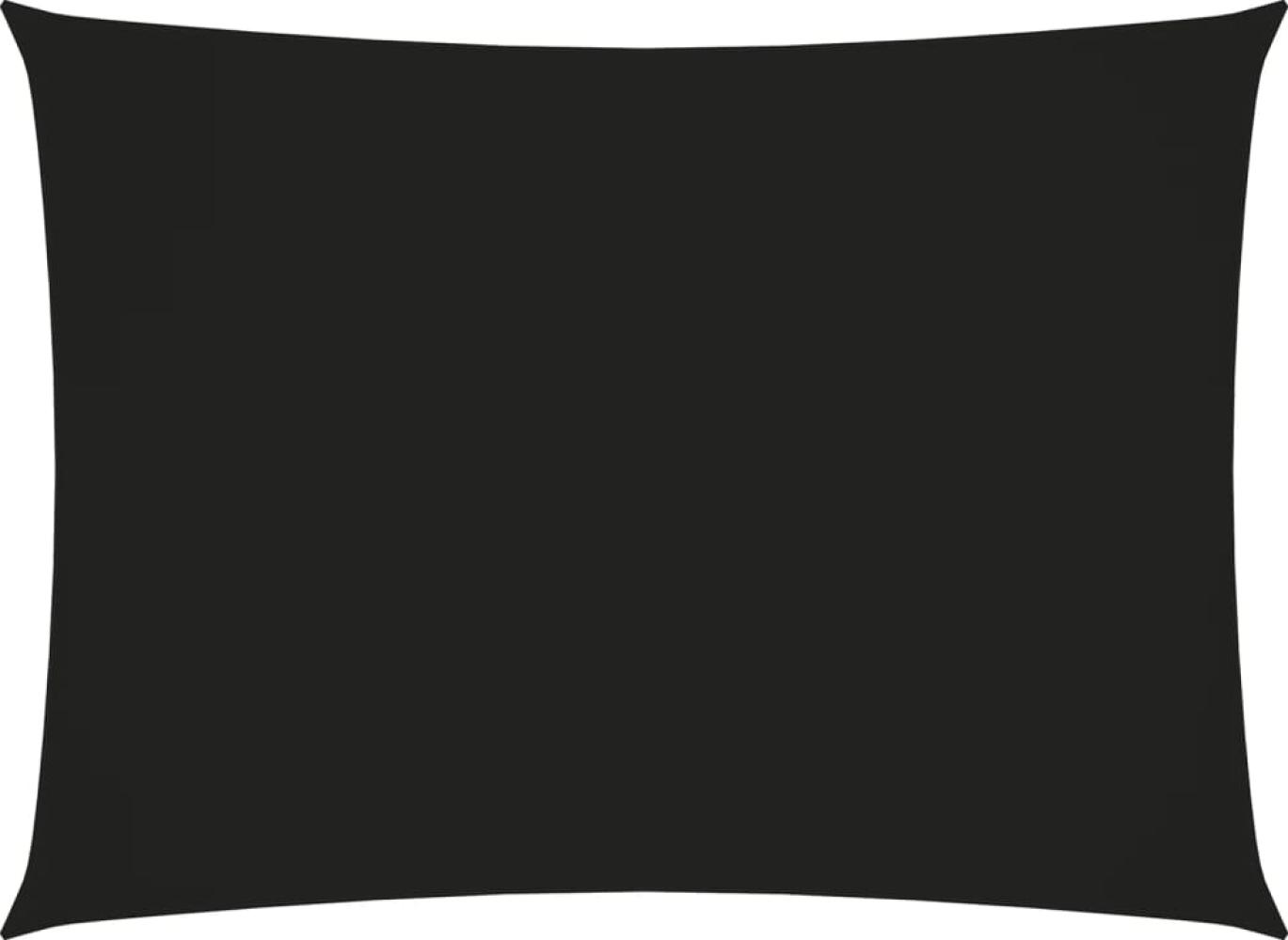Sonnensegel Oxford-Gewebe Rechteckig 2x3,5 m Schwarz Bild 1