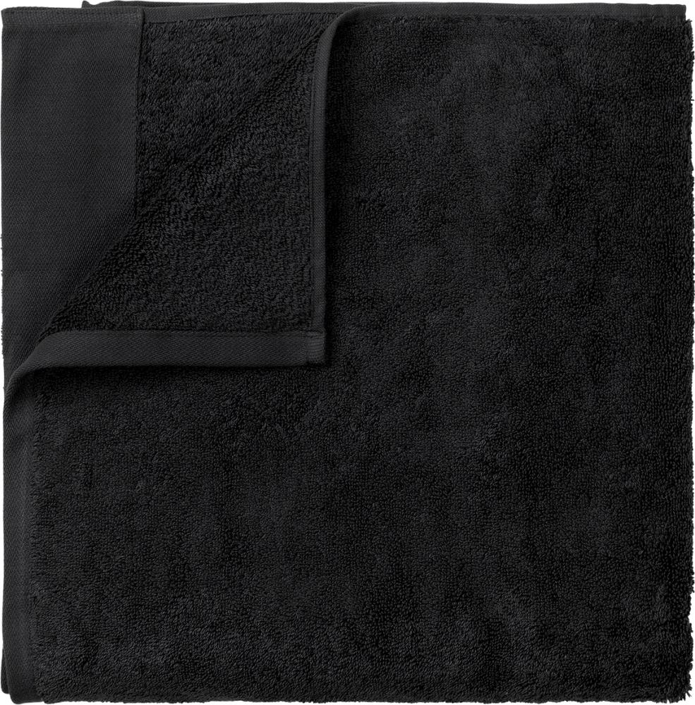 Blomus Badetuch Riva, Handtuch, Duschtuch, Baumwolle, Black, 70 x 140 cm, 66299 Bild 1