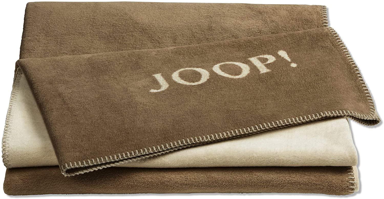 JOOP! Wohndecke UNI-DOUBLEFACE Cashew-Macchiato Decke 150x200cm Bild 1