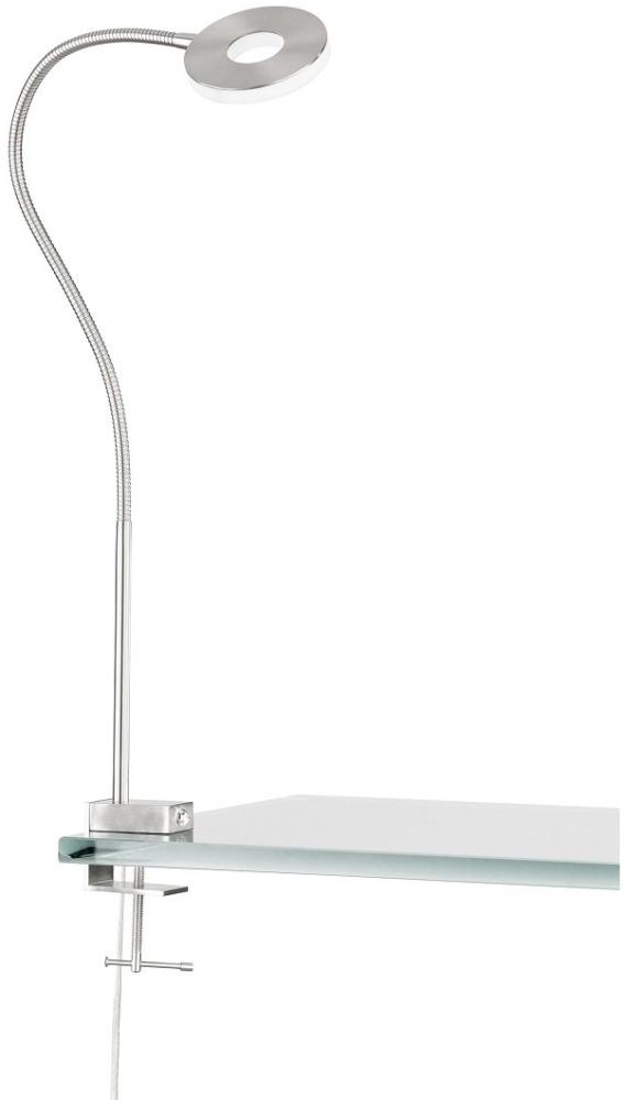 Fischer & Honsel 50414 LED Klemmleuchte Jax Nickel matt tunable white Bild 1
