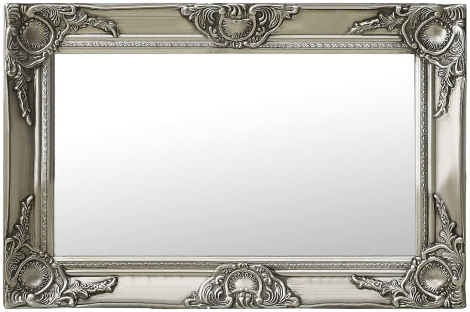 vidaXL Wandspiegel im Barock-Stil 60 x 40 cm Silbern Bild 1