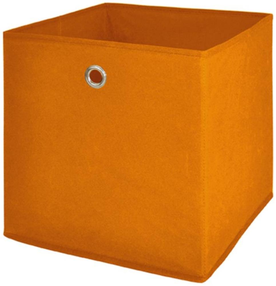 Faltbox FLORI 1 4er Set Korb Aufbewahrungsbox in orange Bild 1