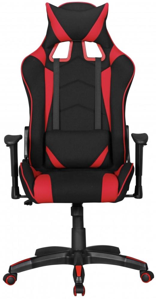 KADIMA DESIGN Gamerstuhl Ascona - Gaming Stuhl im Racing Design mit individueller Anpassung und höchstem Komfort. Farbe: Rot Bild 1