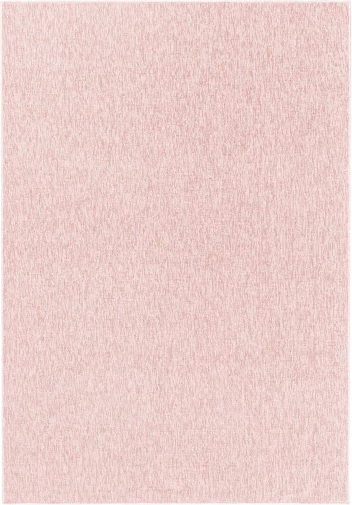 Kurzflor Teppich Neva Läufer - 80x250 cm - Rosa Bild 1