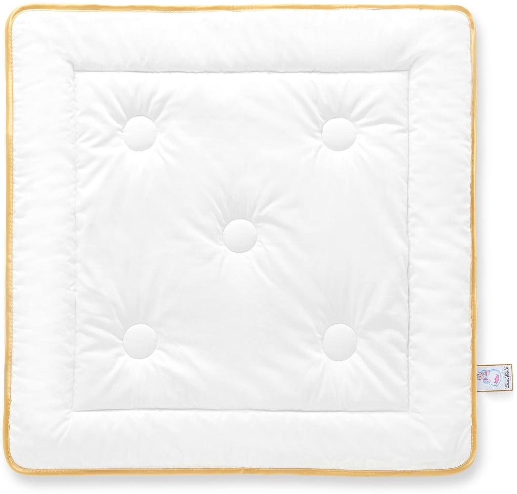 Frau Holle Babyflocke Decke, Füllung: 100% Baumwolle | 80x80 cm Bild 1