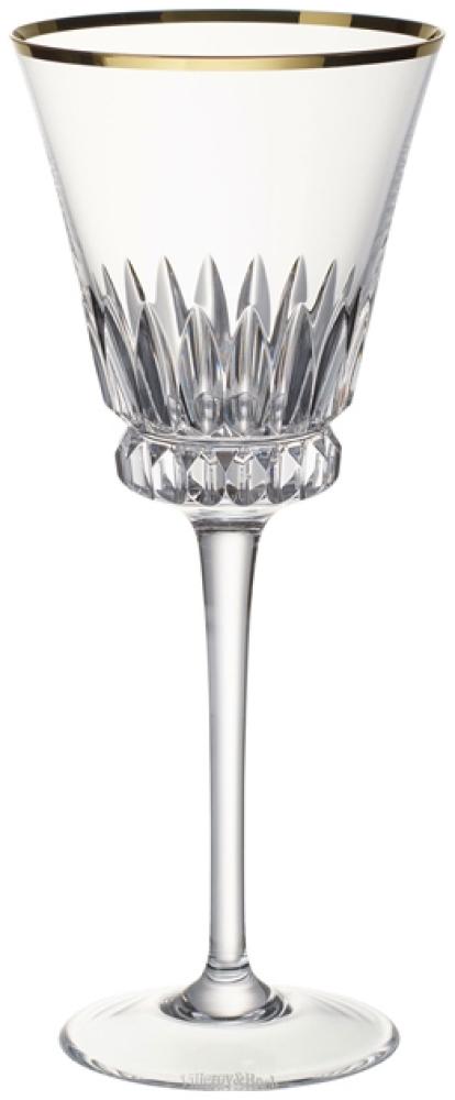 Villeroy & Boch Vorteilset 4 Stück Grand Royal Gold Weißweinkelch klar Kristallglas 1136210030 Bild 1