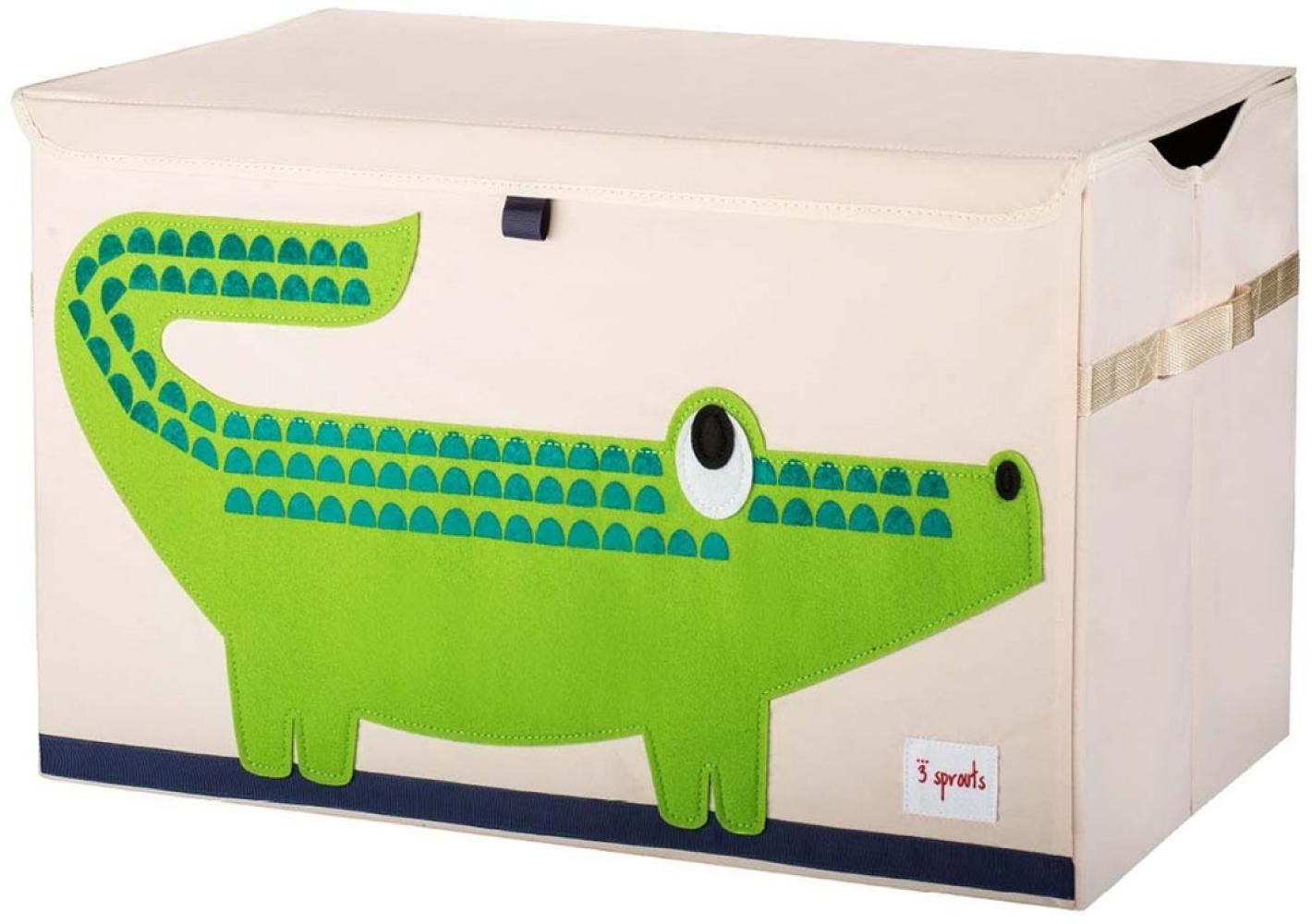 XL Aufbewahrungskiste fürs Kinderzimmer, Krokodil, 38 x 61x 37 cm, von 3 sprouts Bild 1