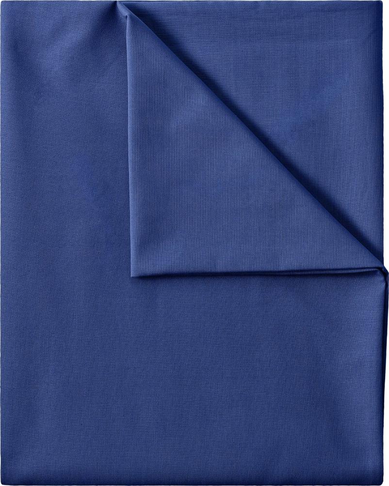 GREEN MARK Textilien Klassische Bettlaken | Betttuch | Laken | Leintuch | Haustuch 100% Baumwolle ohne Gummizug vielen Größen und Farben Größe:240x275 cm, Navy blau Bild 1