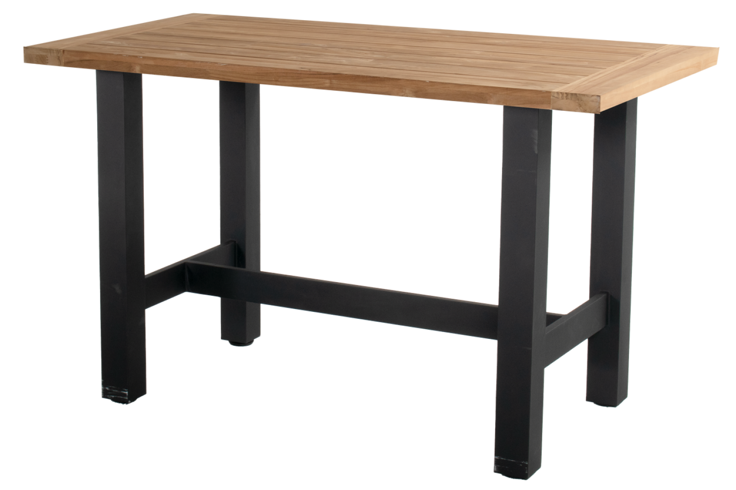 Bartisch Sophie Yasmani (carbon black / natural teak 180 x 100 x 110 cm) Bild 1