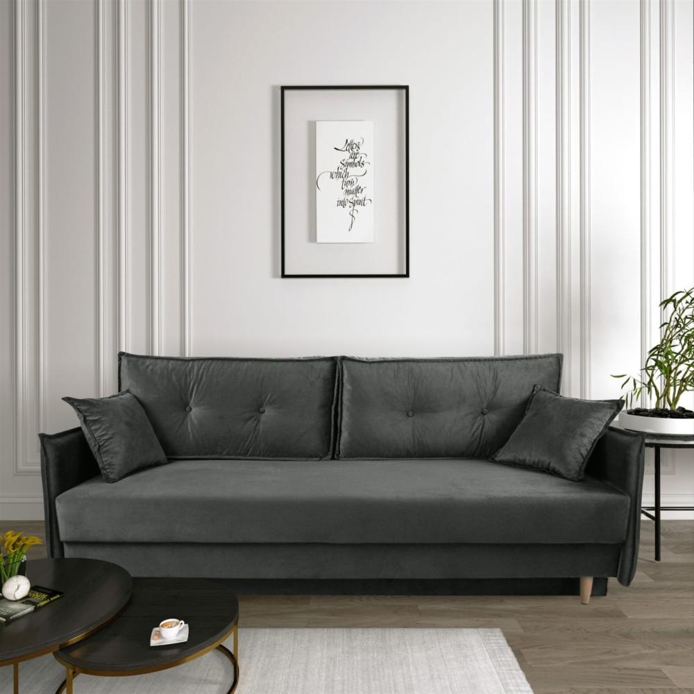 Sofa Designersofa SONDRE 3-Sitzer mit Schlaffunktion Bild 1