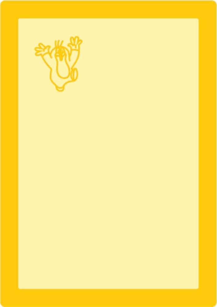 Baby-Decke der kleine Maulwurf, gelb, 85x60 cm Bild 1
