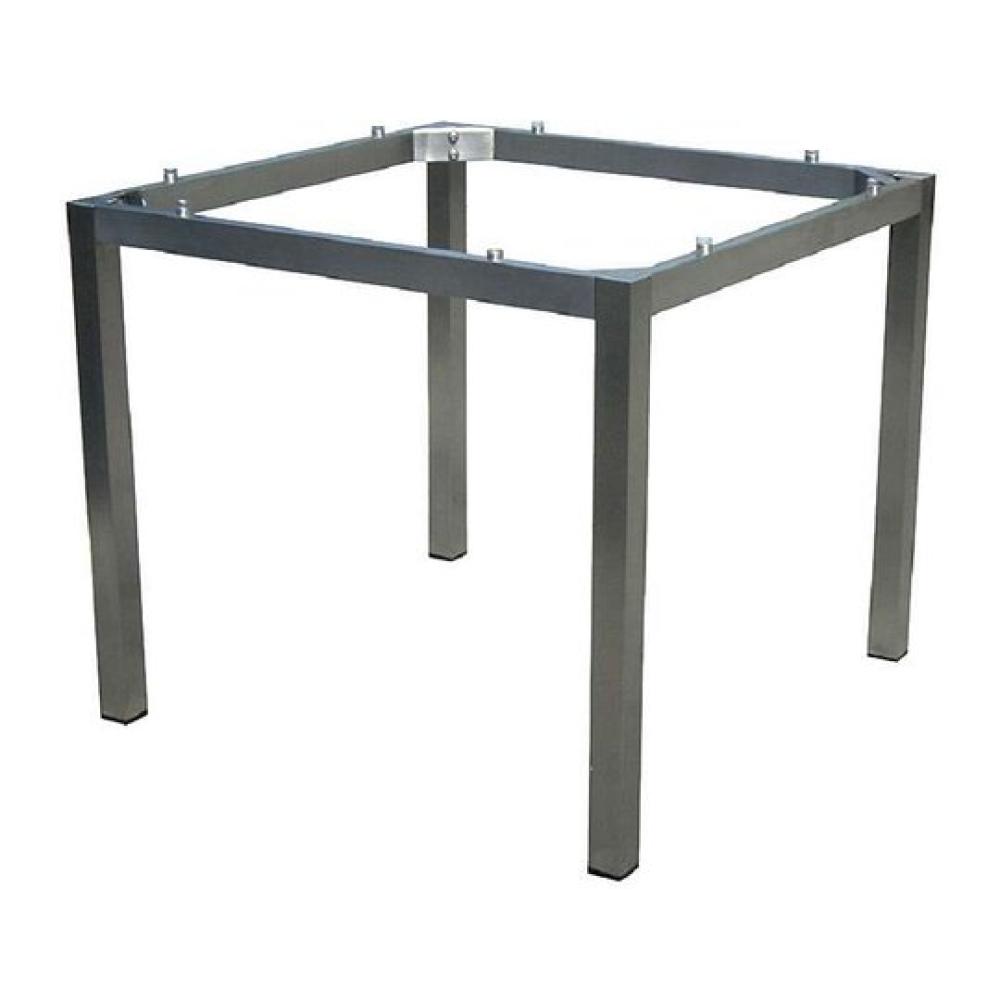 Tischgestell Aluminium 90 x 90 cm (anthrazit ohne Tischplatte) Bild 1