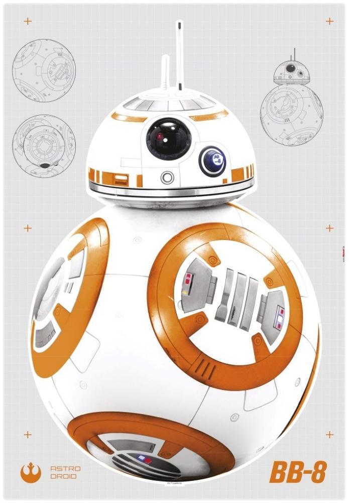 Komar Deco-Sticker Star Wars BB-8 Bild 1