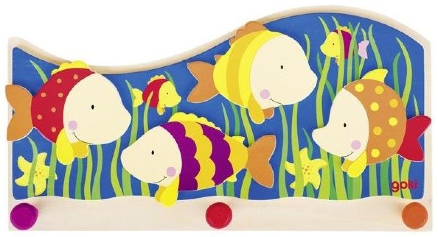 Goki 'Bunte Fische' Kinder-Garderobe Bild 1