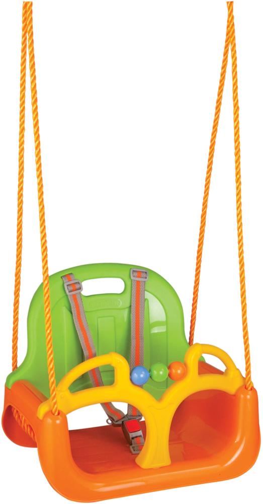 Schaukel Babyschaukel orange/grün 3in1 Bild 1