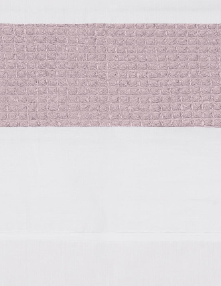 Bink Bedding Pique Bettlaken Altrosa 100 x 150 cm Rosa Bild 1