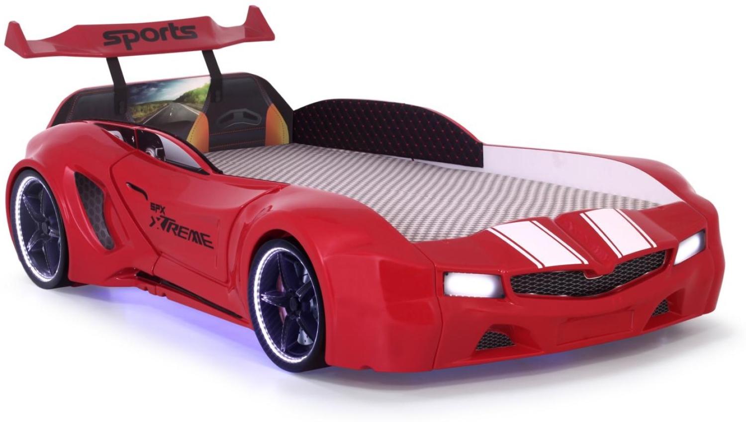 Autobett SPX Extreme Rot Full mit Bluetooth und LED Bild 1