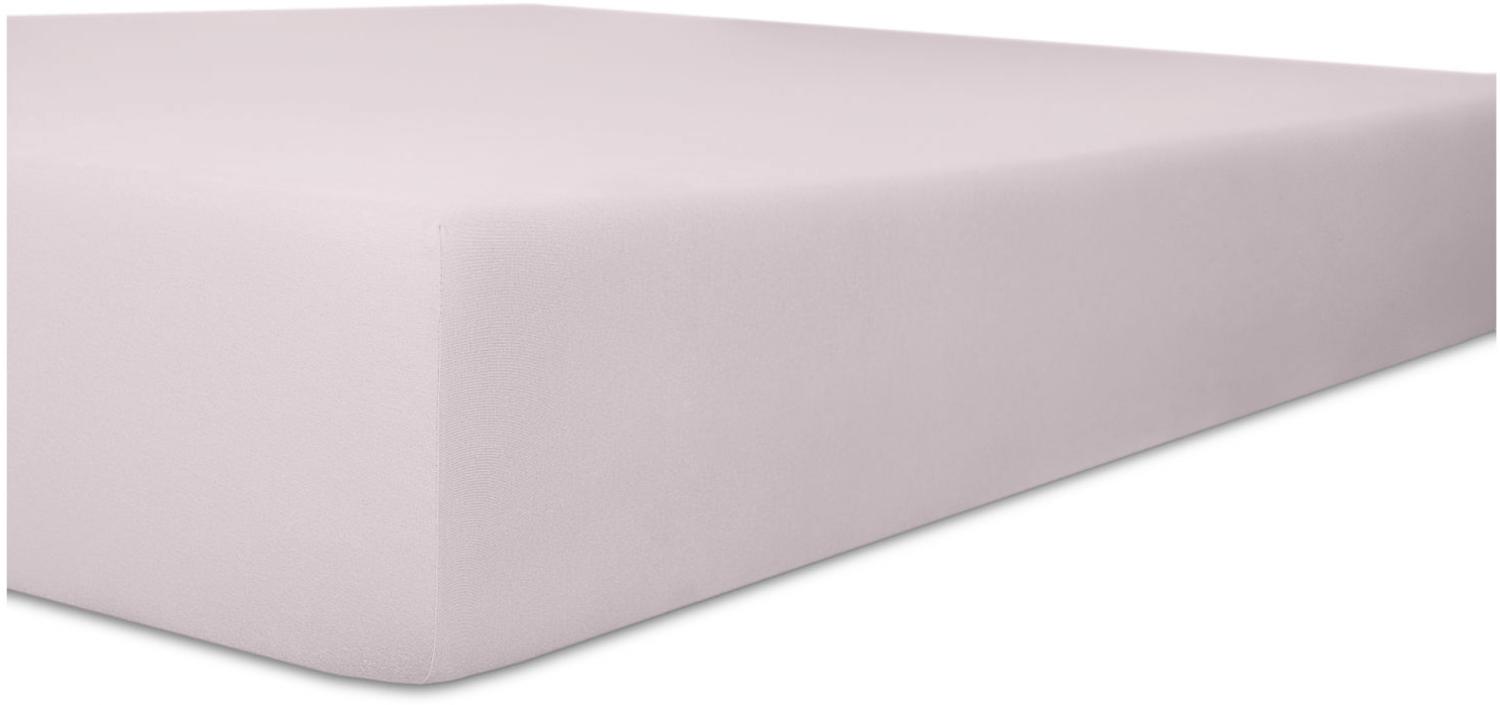 Kneer Fein-Jersey Spannbetttuch für Matratzen bis 22 cm Höhe Qualität 50 Farbe lavendel 140-160x200 cm Bild 1