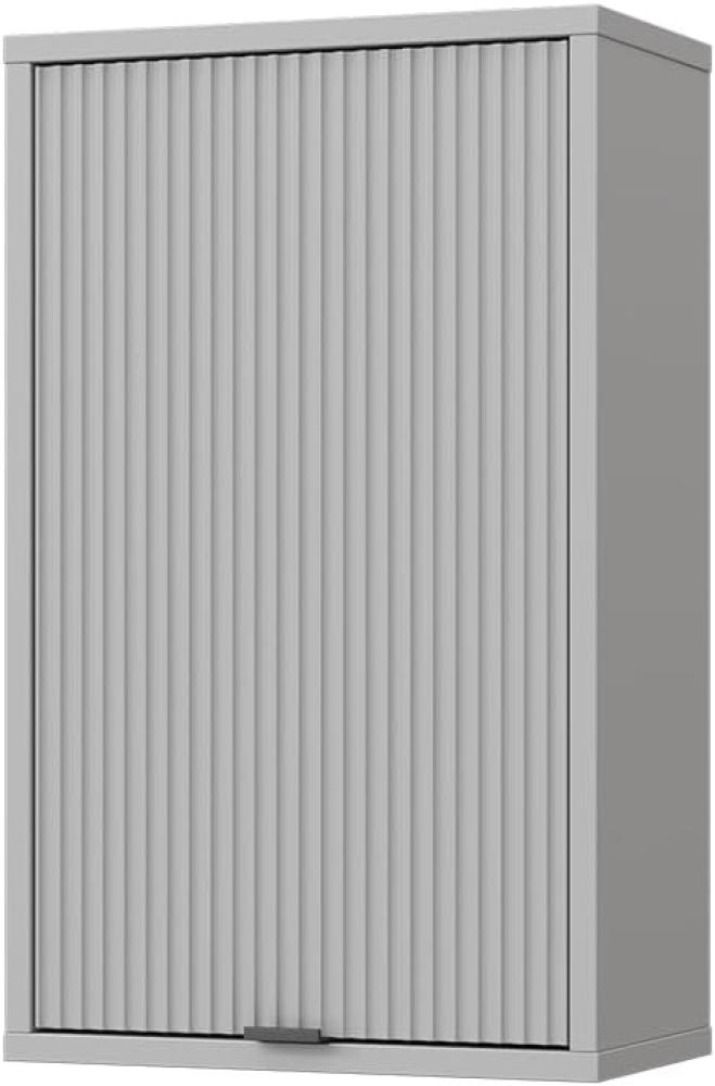 Vicco Hängeschrank für Badezimmer, Eliza 40 x 65 cm, Grau, Tür, moderne Badserie Bild 1