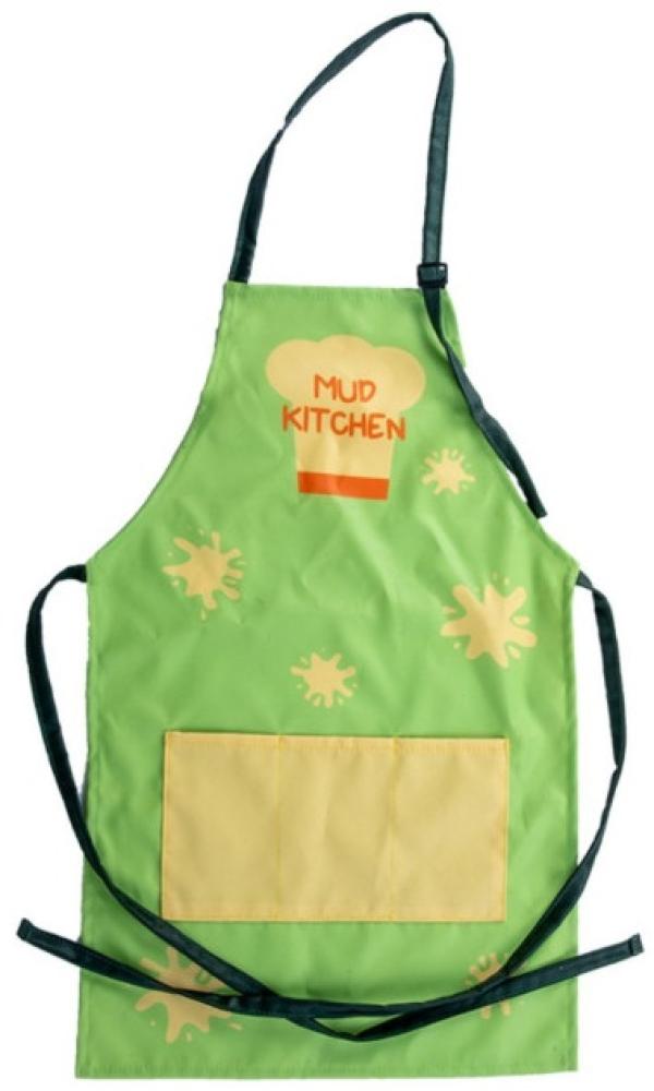 Rivanto Matschküchenschürze MUD KITCHEN, wasserabweisende Kinder Kochschürze, verstellbares Nackenband, mit Bauchtasche Bild 1