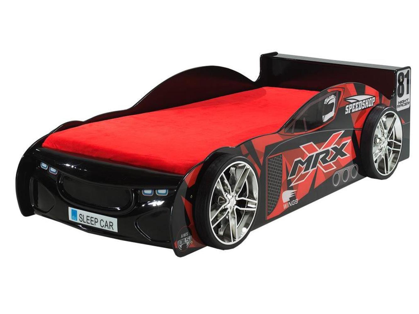 Vipack 'MRX' Autobett schwarz lackiert 90x200 Bild 1