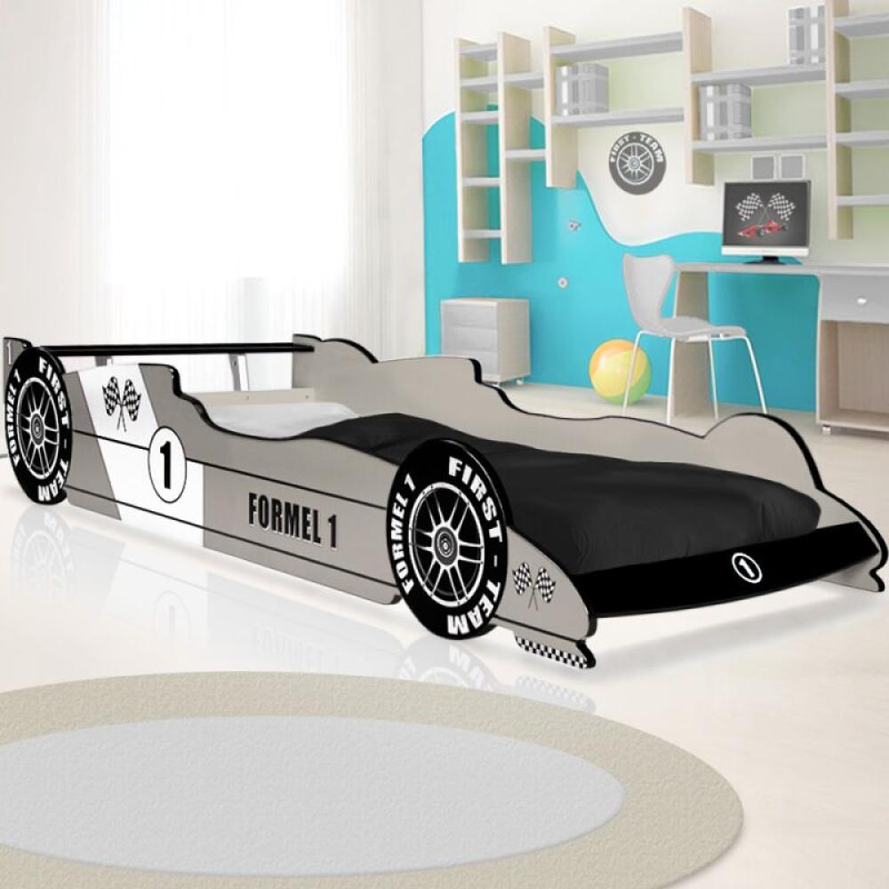 Deuba Kinderbett Formel 1 Rennbett Silber Bild 1