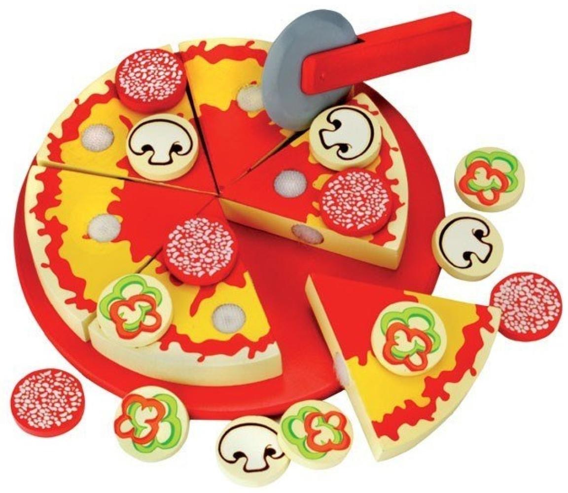 Bino - Spielzeug-Schneidebrett mit Pizza Bild 1