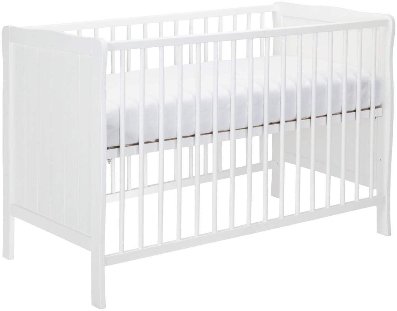 Europe Baby Sarah Babyzimmer Weiß | Bett 60 x 120 cm + Kommode Bild 1