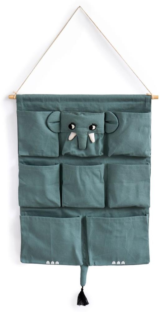 Utensilo, Wandaufbewahrung, \"Elefant\", aus Baumwolle, 37 x 50 cm, von roommate Bild 1