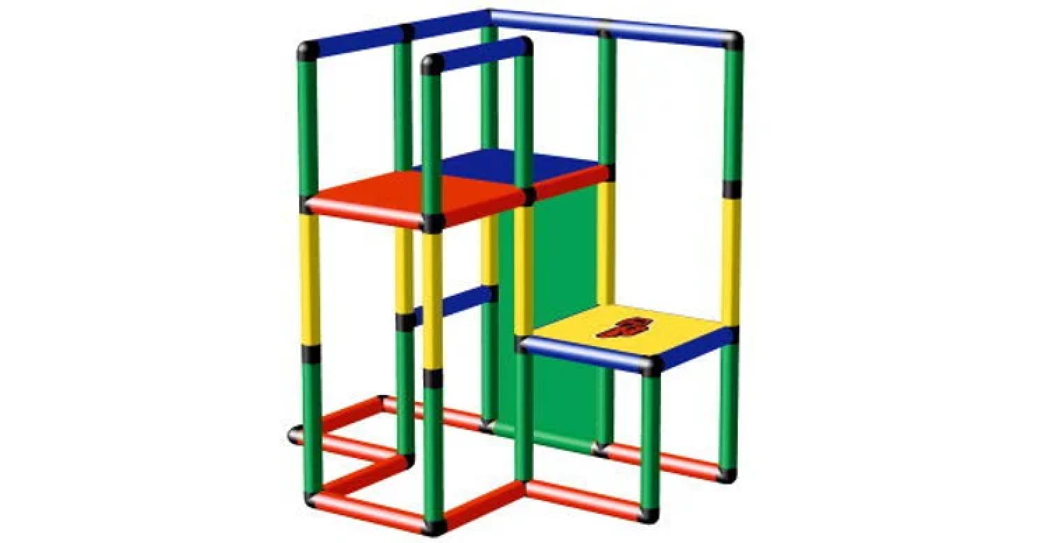 Quadro 12840 'Starter' Spielturm, ab 18 Monaten, 16 Designs, 200 Einzelteile, mehrfarbig Bild 1